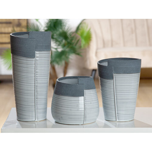Keramik konische Vase Porto Gilde