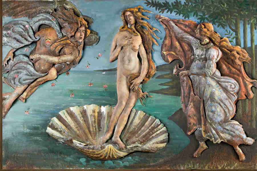 Die Geburt der Venus - Metall Bild