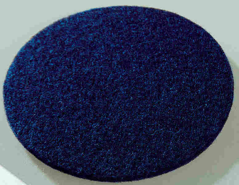 Filz Untersetzer kobaltblau