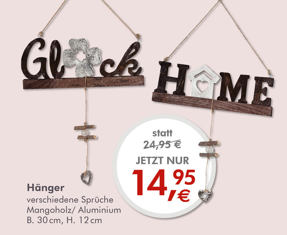 Holz Hänger LOVE 48454 Gilde Handwerk