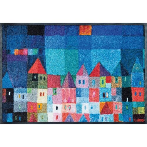 Colourful Houses Fußmatte 50x75 cm