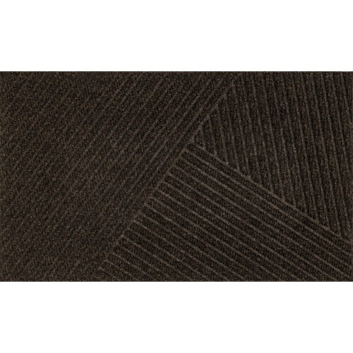 Fußmatte Dune Stripes 45x75 cm dark brown