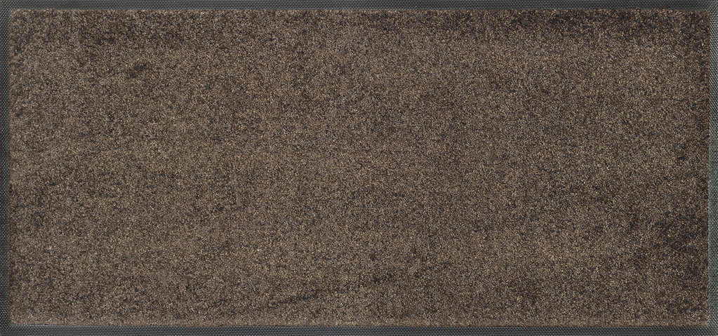 Monocolour Fußmatte 50x75 cm dunkelbraun