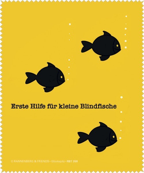 Blindfische - Brillenputztuch Rannenberg praktisch