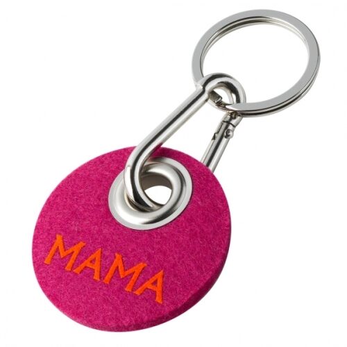 Mama - Rondo Schlüsselanhänger berry