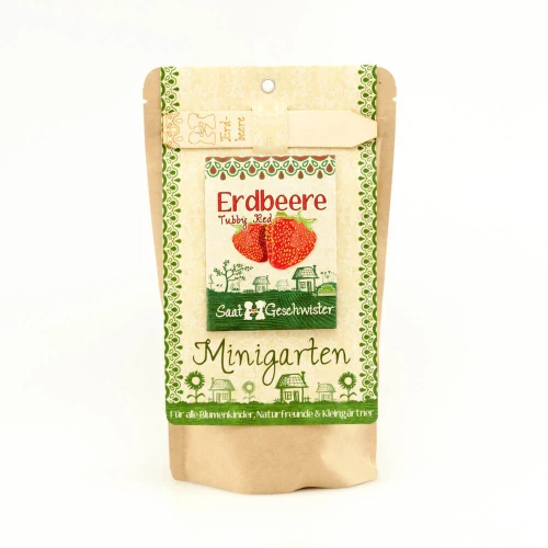 Minigarten - Erdbeere "Tubby Red"  Komplettset