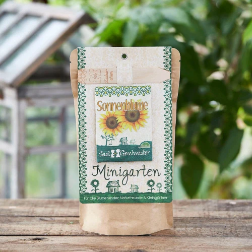 Minigarten - Sonnenblume Blumen Komplettset