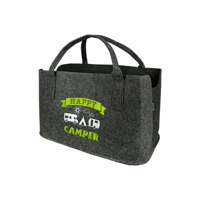 Filz Tasche Happy Camper - Steel Collection